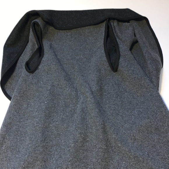 Anthropologie Grey and Black Oversized Cape Vest - Women’s O/S - Picture 3 of 6